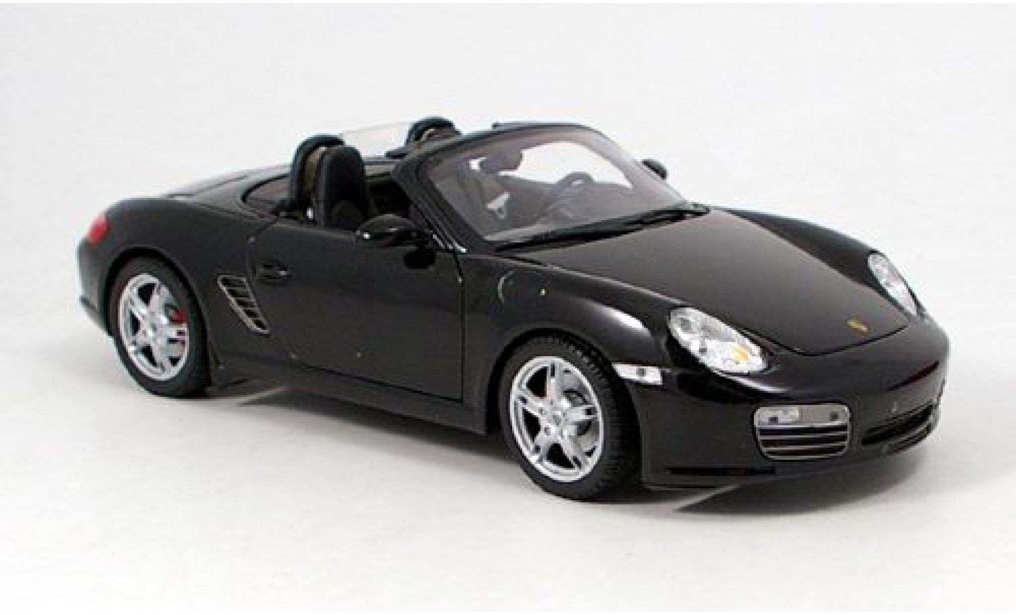 Miniature Porsche Boxster 1/18 Minichamps S (981) Noire 2012