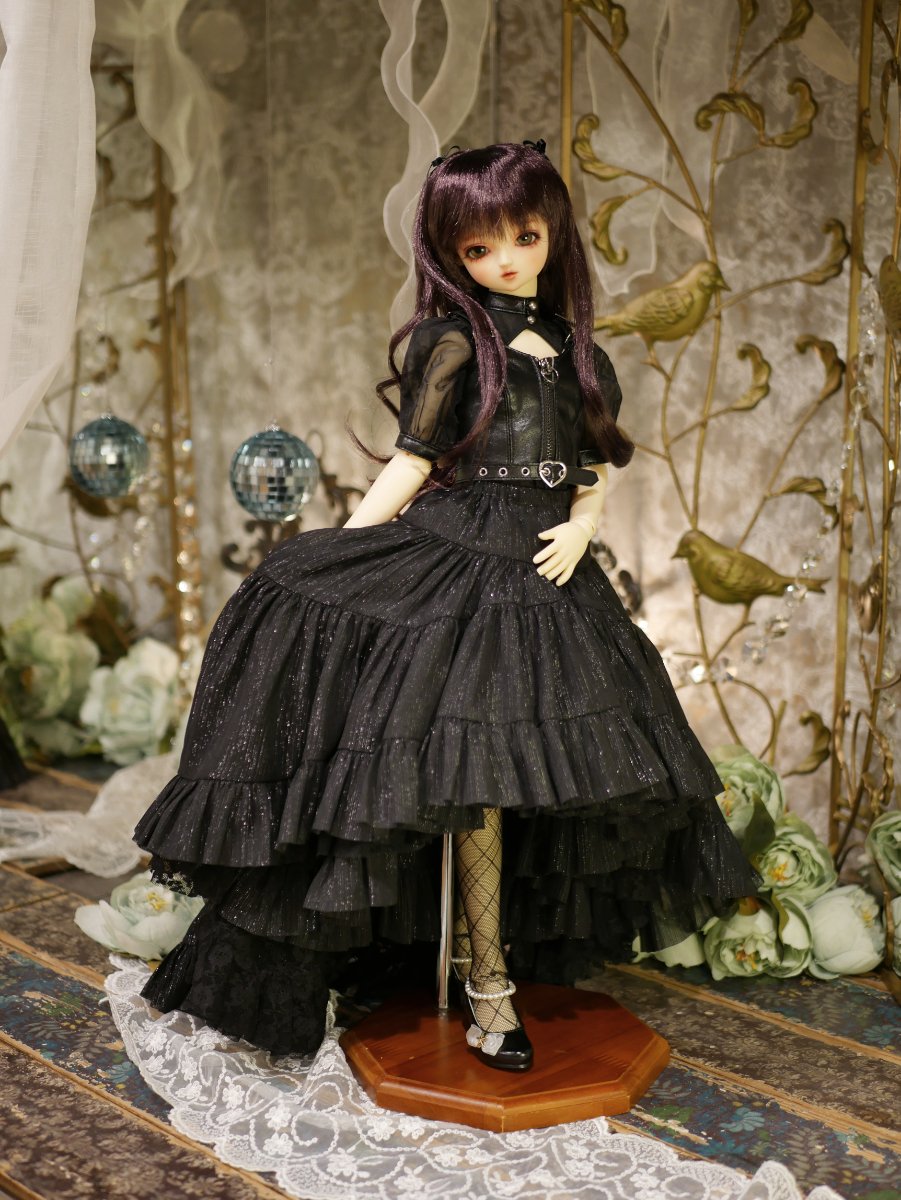 7月新作ドレス発表会】リバーシブル・プリンセスぽんぽんパニエ（黒