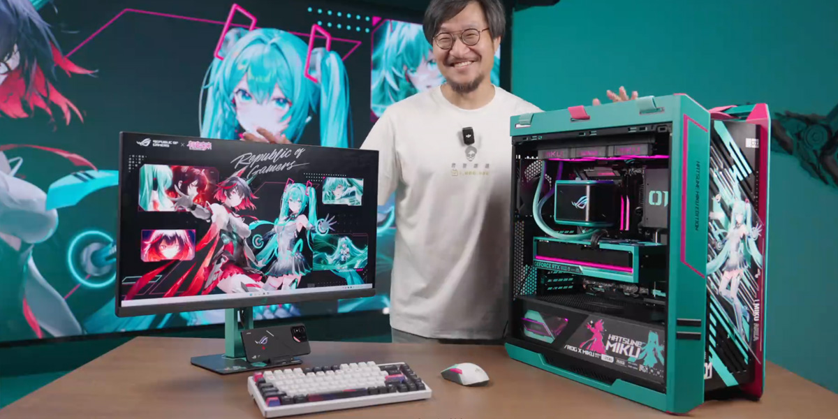 ASUS ROG Unveils Full Hatsune Miku Edition Gaming Ecosystem
