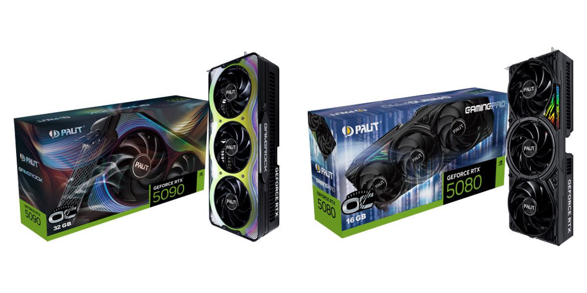 Palit Presents GameRock and GamingPro GeForce RTX 50 Series