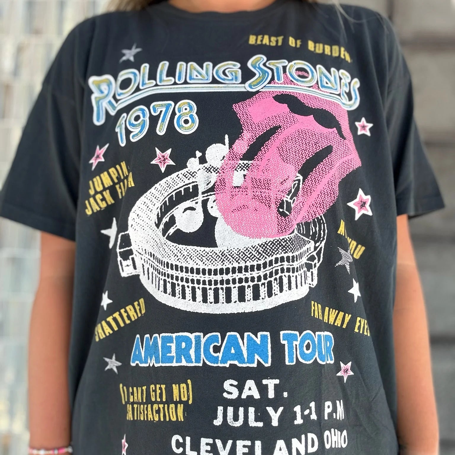 Daydreamer Rolling Stones 1978 American Tour Merch Tee – Vagabond