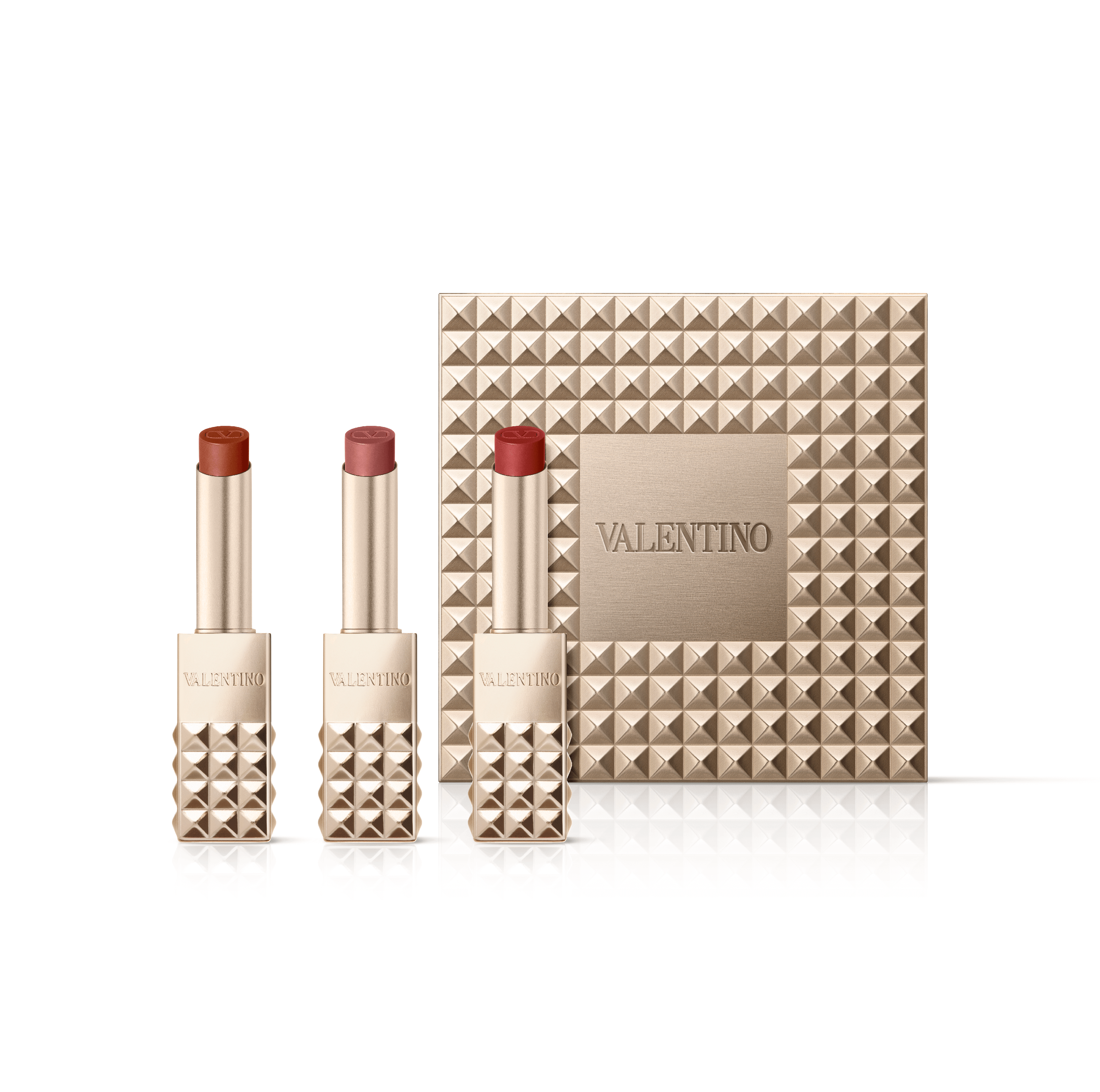 Spike Valentino Matte Lipstick Trio | Valentino Beauty