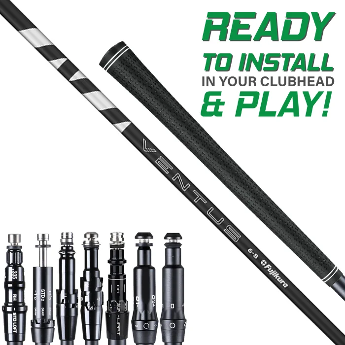 Fujikura Ventus Black w/ Velocore Plus w/ Adapter Tip & Grip