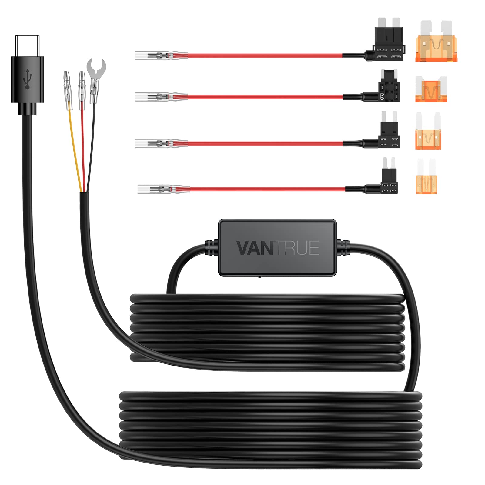 Universal 11.5ft ACC Hardwire Kit – Vantrue
