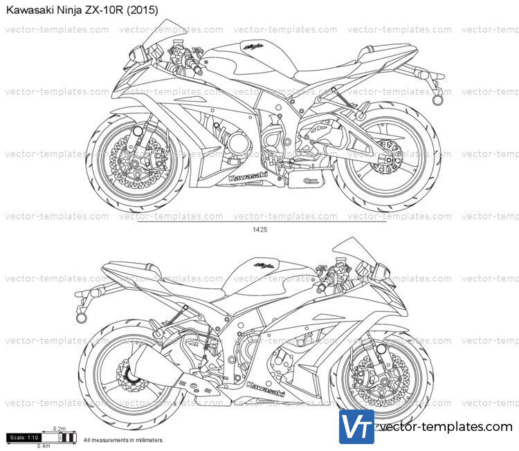 Templates - Motorcycles - Kawasaki - Kawasaki Ninja ZX-10R