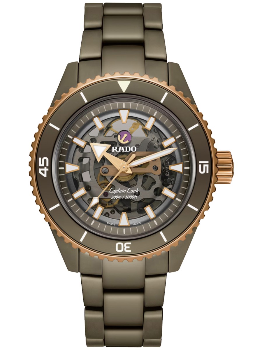Rado Captain Cook High-Tech Ceramic Skeleton R32150168 | Veerman