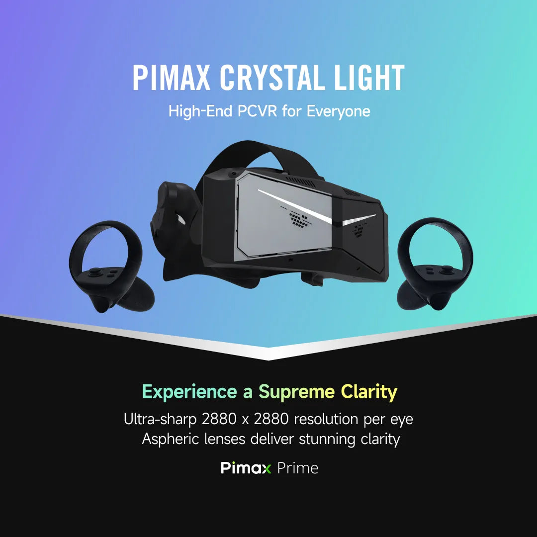 Pimax Crystal Light VR: Premium High-Res Gaming
