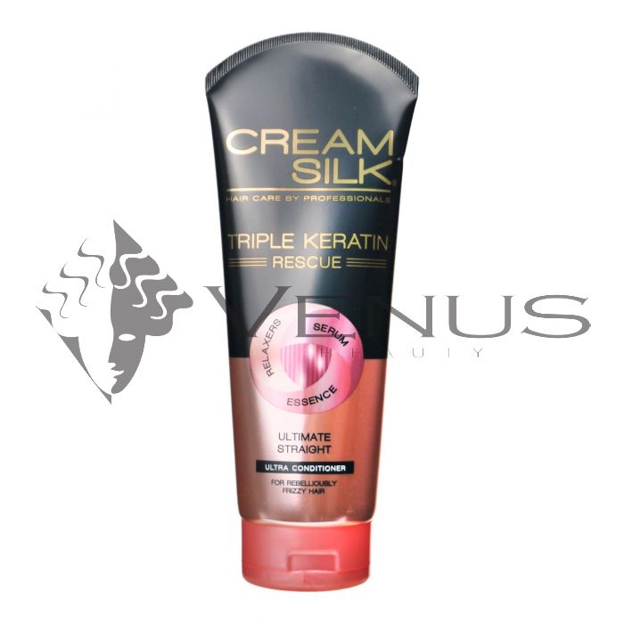 Cream Silk Triple Keratin Conditioner 340ml Ultimate Straight