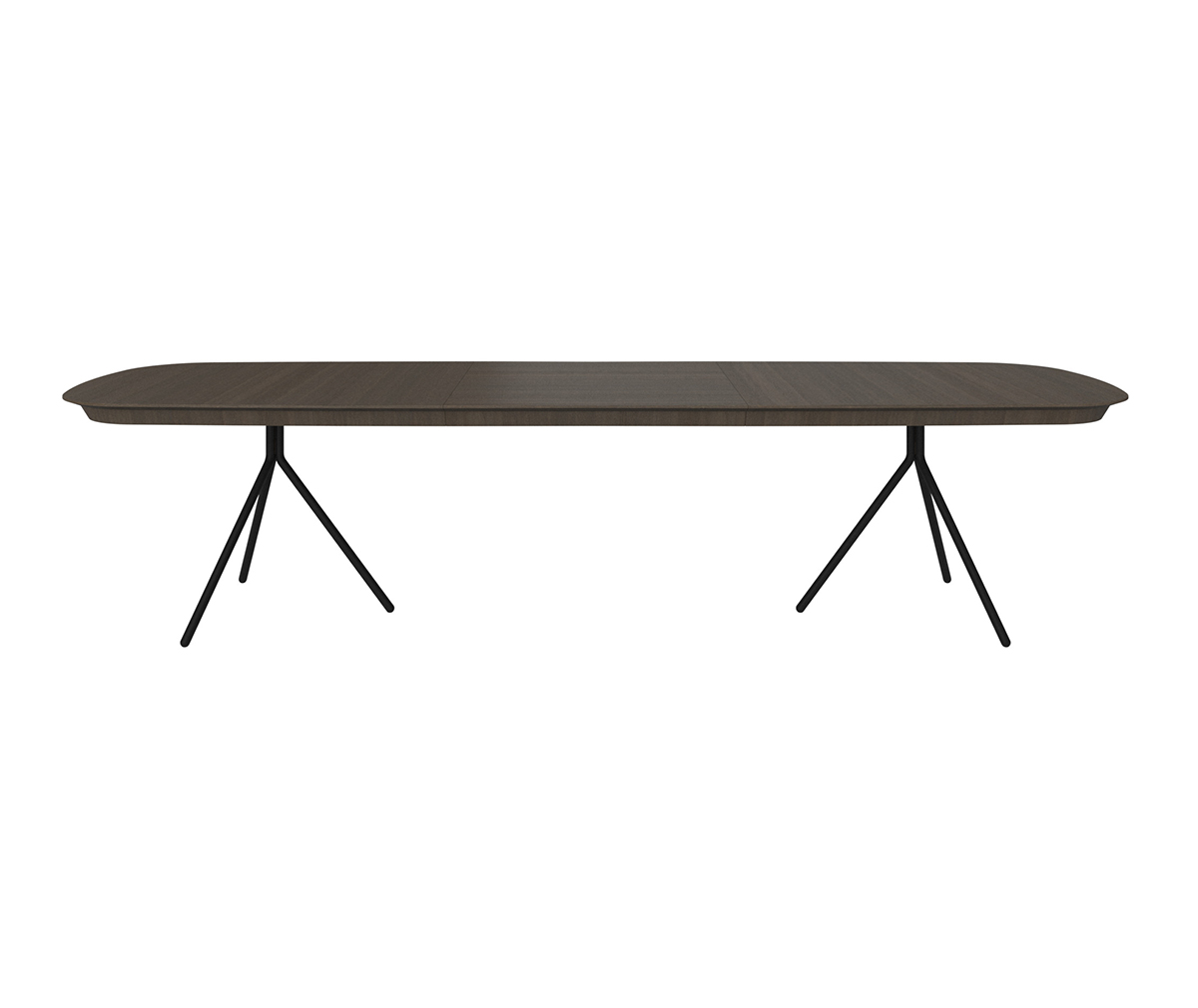 BoConcept Ottawa Extendable Dining Table, Dark Chestnut / Matt
