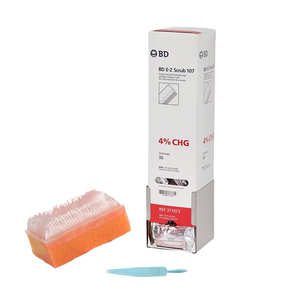 BD E-Z Scrub 107 Chlorhexidine Surgical Brush - 371073 | Vitality