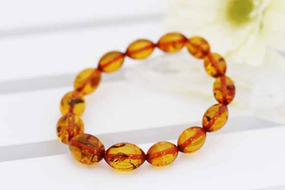 高品質 アンバー（琥珀） ブレスレット | ハワイ ブレッシング
