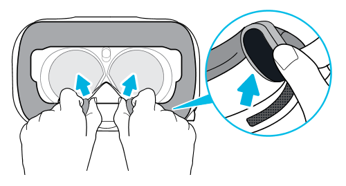 USB デバイスを VIVE Pro Eye HMD に接続する