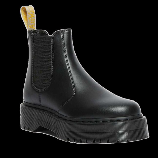 Dr Martens - Vegan Black Mono Chelsea Quad | Vixens and Angels
