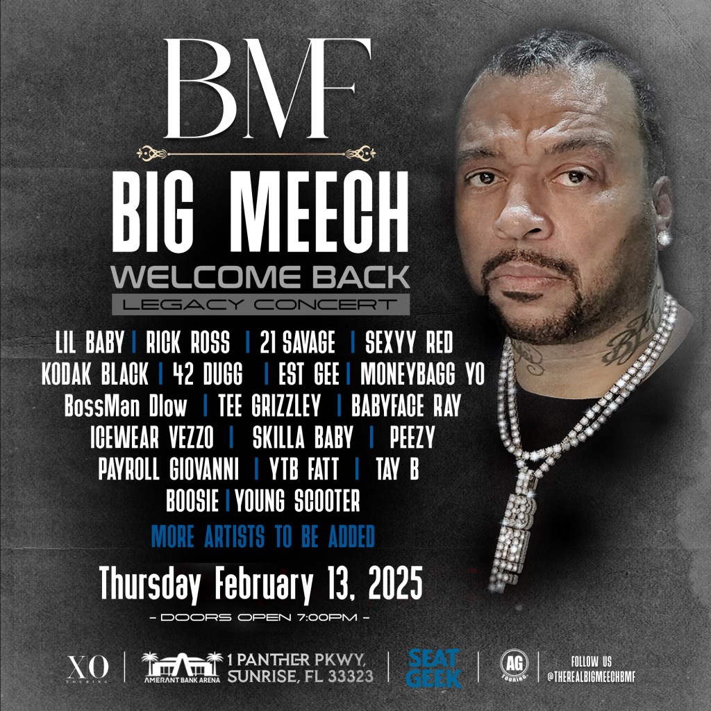 Big Meech's Welcome Back Concert: Date, Lineup, And Other Details