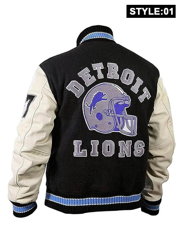 Axel Foley Detroit Lions Varsity Jacket - Victoria Jacket