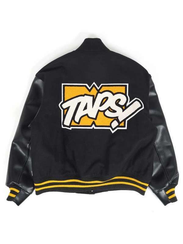 Wtaps Varsity Jacket | WTAPS Black Varsity Jacket