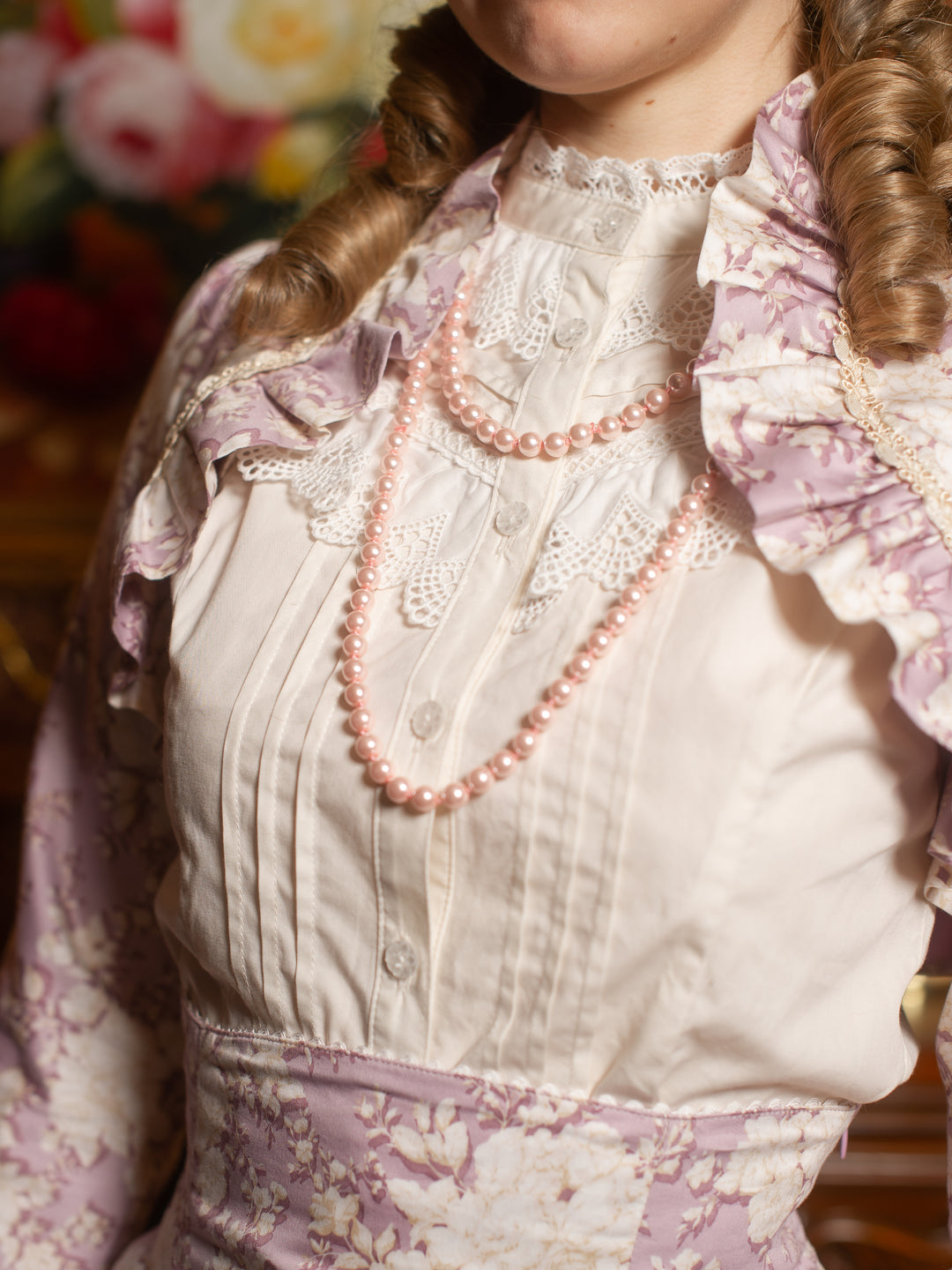 コットンレースフリルブラウス - Victorian maiden - クラシカル