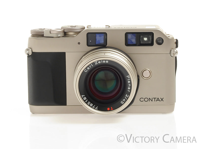 Contax G1 35mm Autofocus Film Camera w/ Planar 45mm f2 Prime Lens [EXC