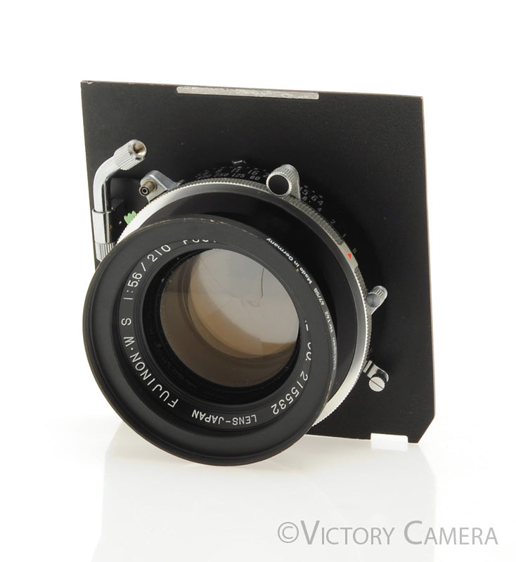 Fuji Fujinon-W S 210mm f5.6 Lens Seiko Shutter Linhof Board [EXC-]