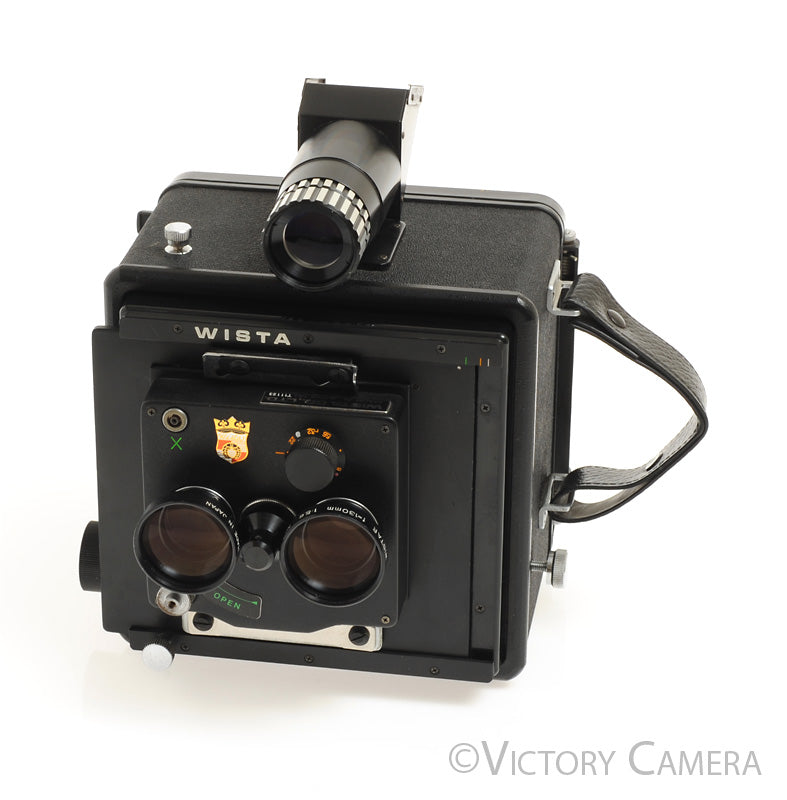 Wista 4x5 Passport Camera with Dual 130mm f5.6 Lenses [EX-]