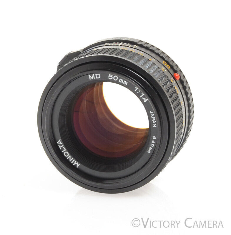 Minolta MD 50mm f1.4 Manual Focus Prime Lens [EXC]