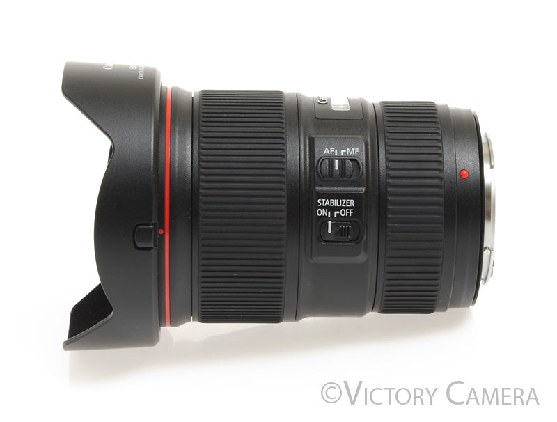 Canon EOS EF 16-35mm f4 L IS USM Wide Angle Zoom Lens w/ Shade [MINT-]