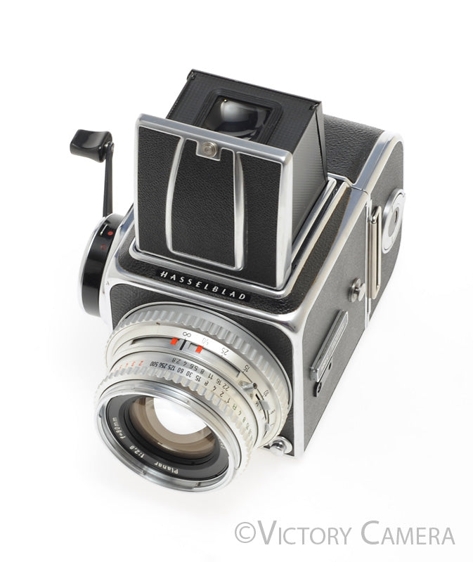 Hasselblad 500 c(/m) Early Version Chrome Camera w/ A12 Back 80mm f2.8
