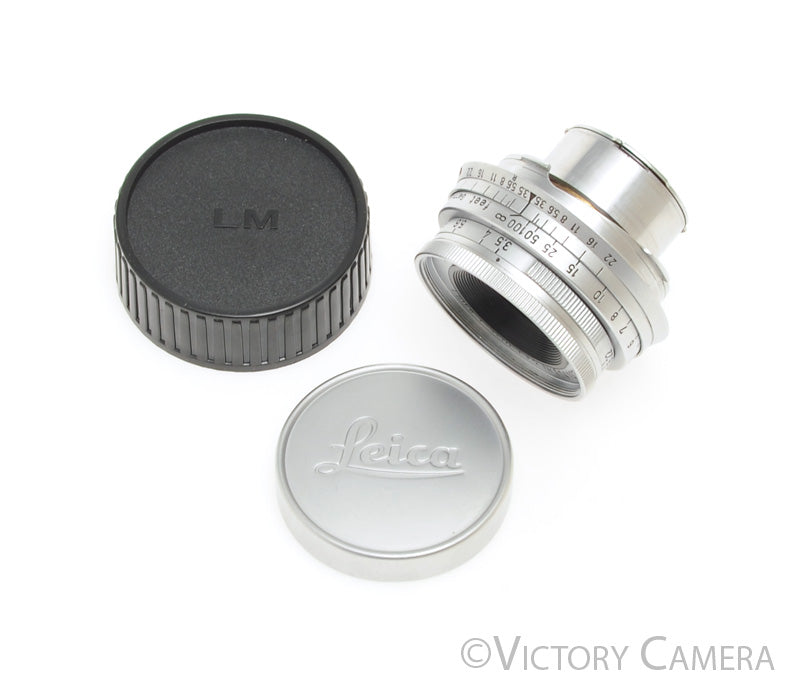 Leica 5cm 50mm f3.5 Elmar M Mount Collapsible Lens [EXC]