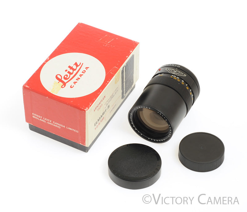 Leitz Leica Elmarit-R 135mm F2.8 3 Cam V2 SLR Lens w/ Box [EX+]