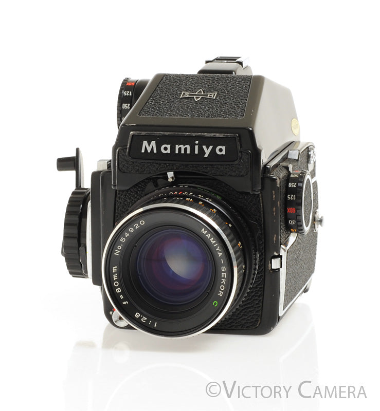 Mamiya m645 m 645 Camera w/ Eye Level & 80mm f2.8 C Lens [EXC]