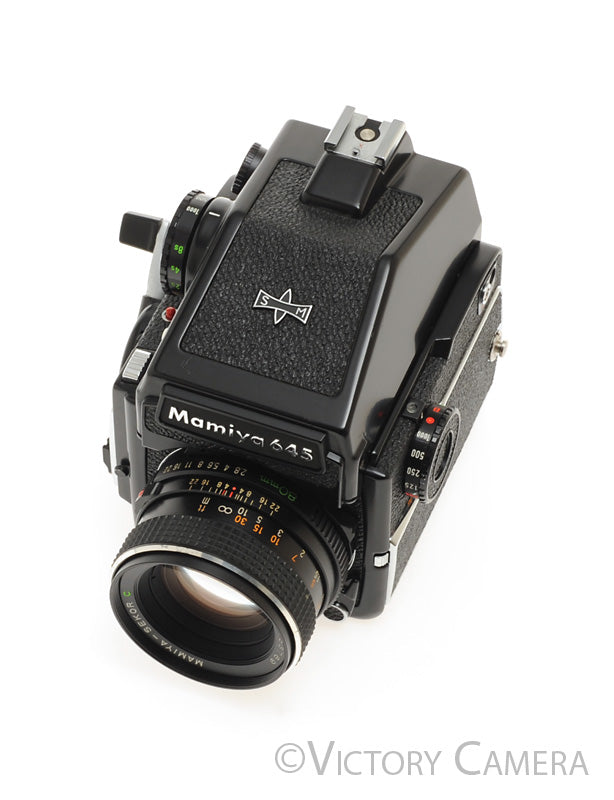 Mamiya m645 1000s 645 Camera w/ Eye Level & 80mm f2.8 Lens [EXC]