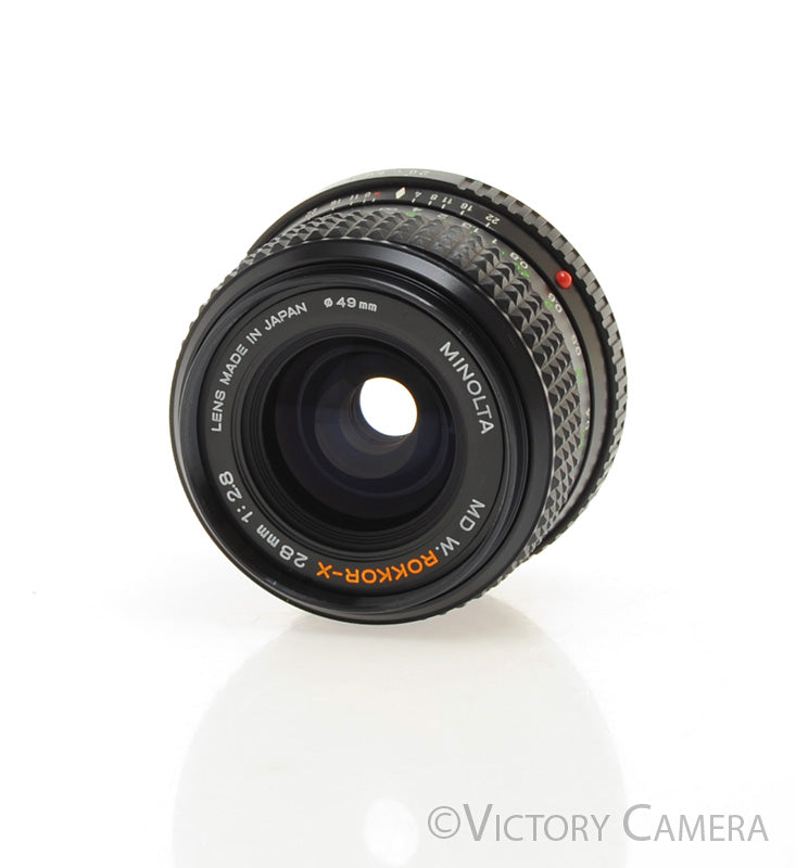 Minolta W.Rokkor-X 28mm f2.8 MD Wide Angle Prime Lens [EXC+]