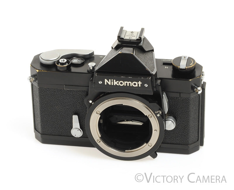 Nikon Nikkormat FT-N FTN Black 35mm Film Camera Body -New Seals- [GOOD
