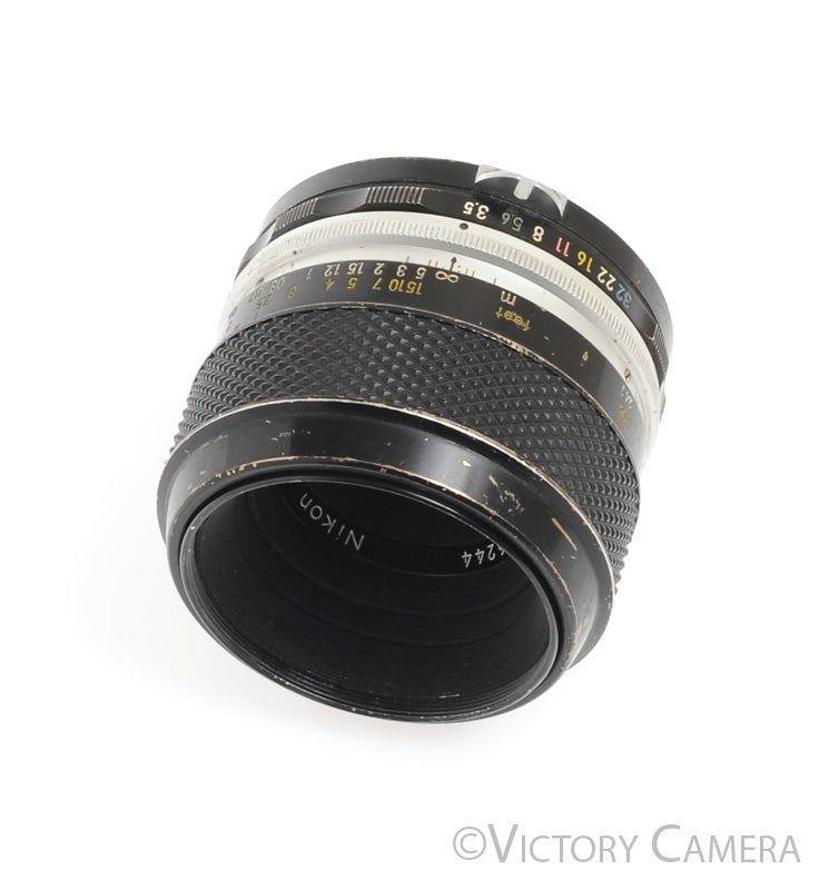 Nikon Micro-Nikkor 55mm f3.5 non-AI Macro Lens [Good]