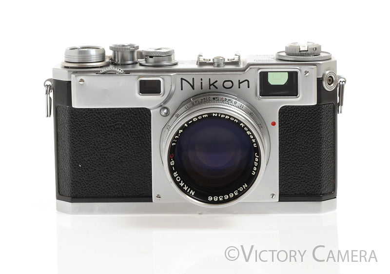 Nikon S2 Rangefinder Camera w/ Nikkor-S.C. 5cm F1.4 Lens [Good]