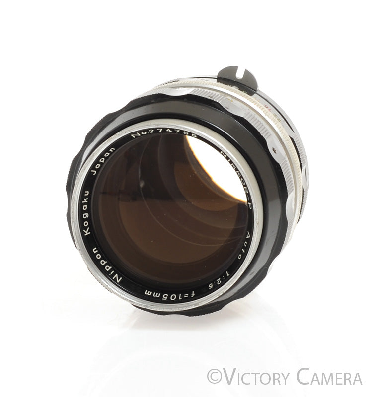Nikon Nikkor-P 105mm f2.5 Photomic non-AI Telephoto Prime Lens -Light
