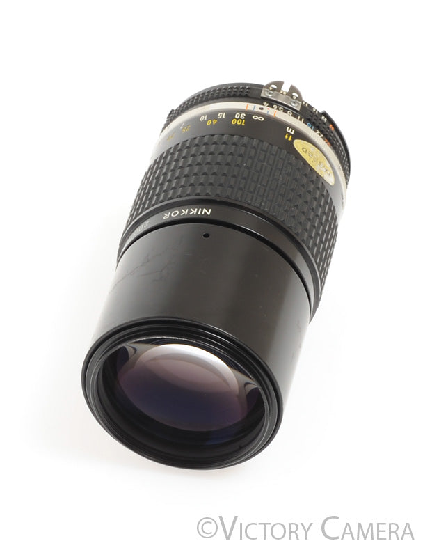 Nikon Nikkor 200mm f4 AI-S Manual Focus Telephoto Prime Lens [EXC+]