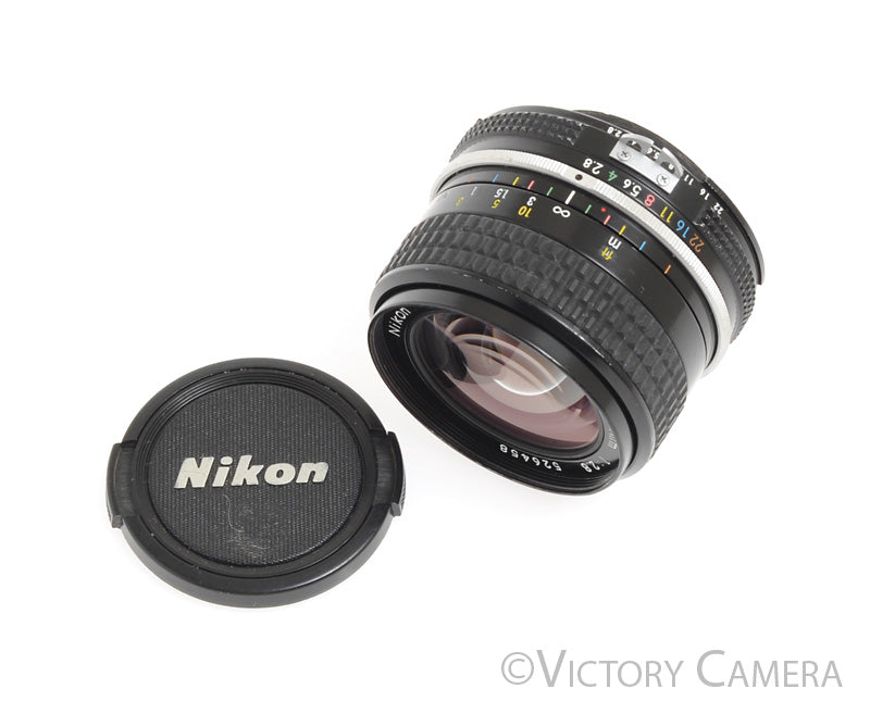Nikon Nikkor 24mm f2.8 AI Wide Angle Prime Lens -Small Mark- [EXC-]