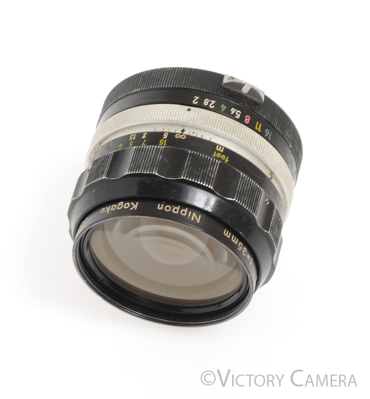 Nikon Nikkor-O 35mm f2 non-AI Manual Focus Wide Angle Lens -Clean Glas