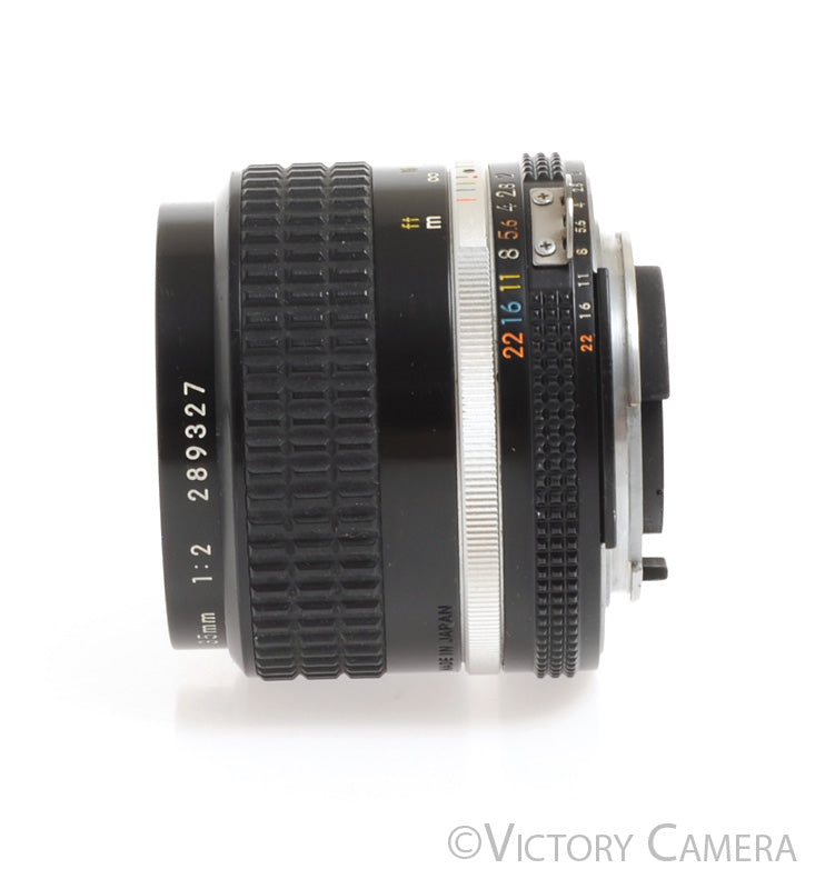 Nikon Nikkor 35mm f2.0 AI-S Manual Focus Wide Angle Lens [EXC+]