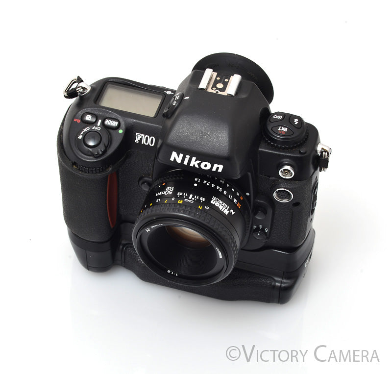Nikon F100 Autofocus 35mm Film SLR Camera w/ AF Nikkor 50mm f1.8 Lens