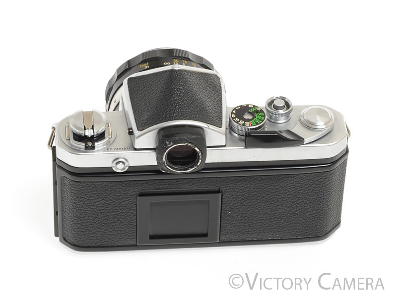 Nikon F2 with Nikkor-S 50mm f1.4 lens and Eye Level Finder -New Seals-