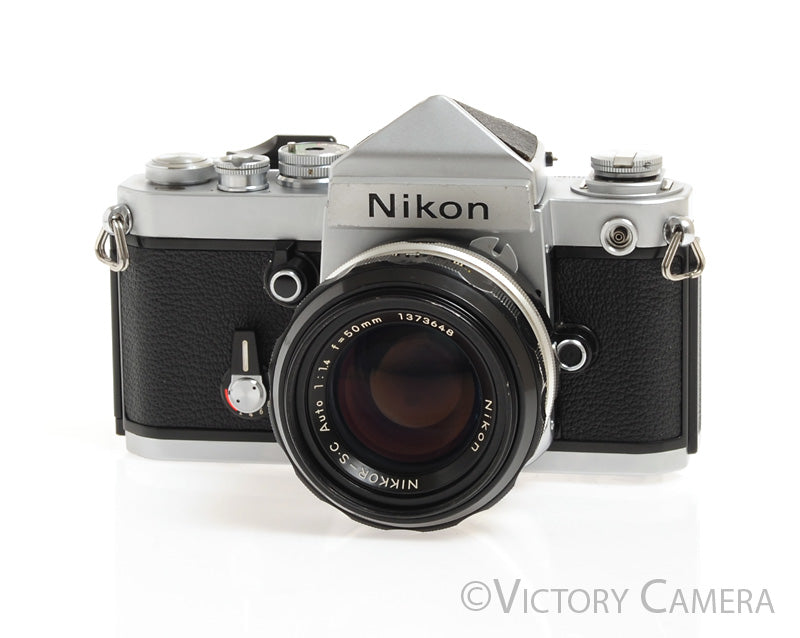 Nikon F2 with Nikkor-S 50mm f1.4 lens and Eye Level Finder -New Seals-