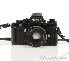 Nikon F3 HP F3HP 35mm Film Camera w/ 50mm f1.8 AI-S Lens [EXC-]