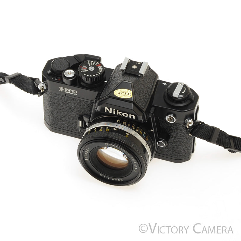 Nikon FM2-N FM2N Black Camera Body w/ 50mm f1.8 AI-s Lens [EXC]