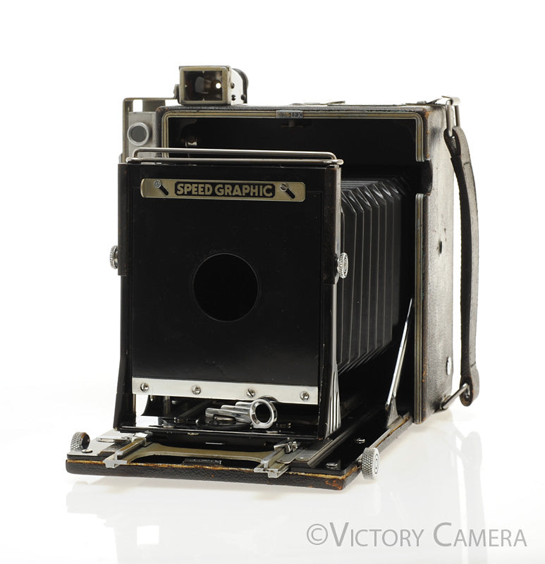Graflex Speed Graphic 4x5 View Camera Body -Early w/ Graflok Mod- [EXC