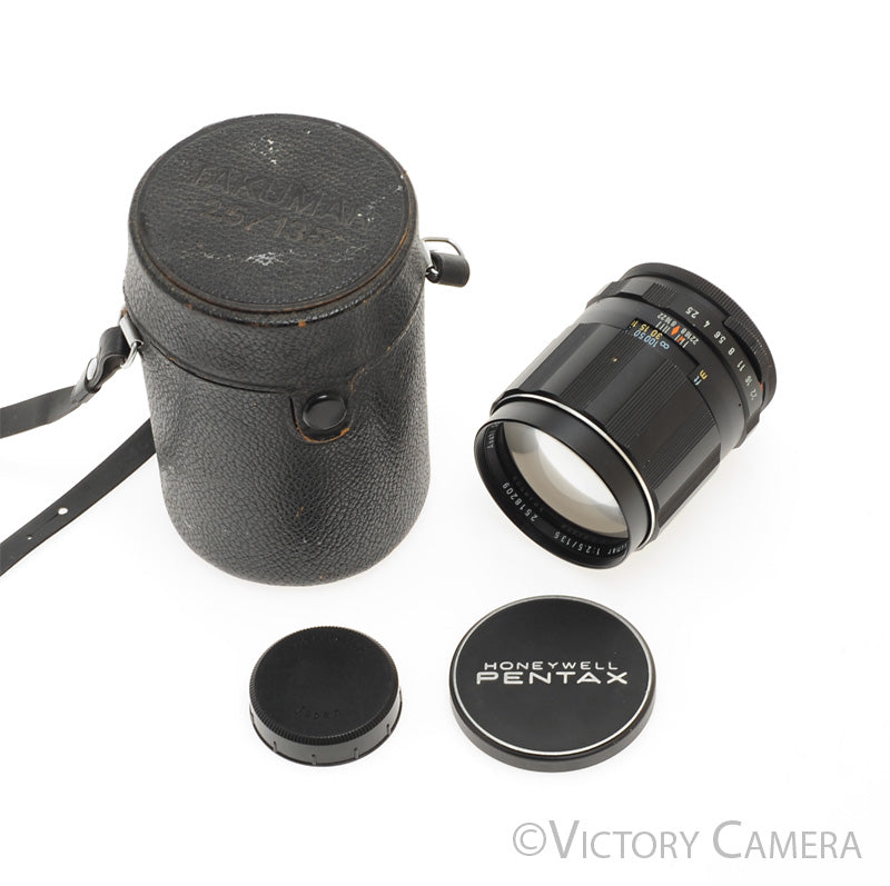 Pentax SMC Takumar 135mm f2.5 Fast m42 Screw Mount Lens w/ Case [EXC+]