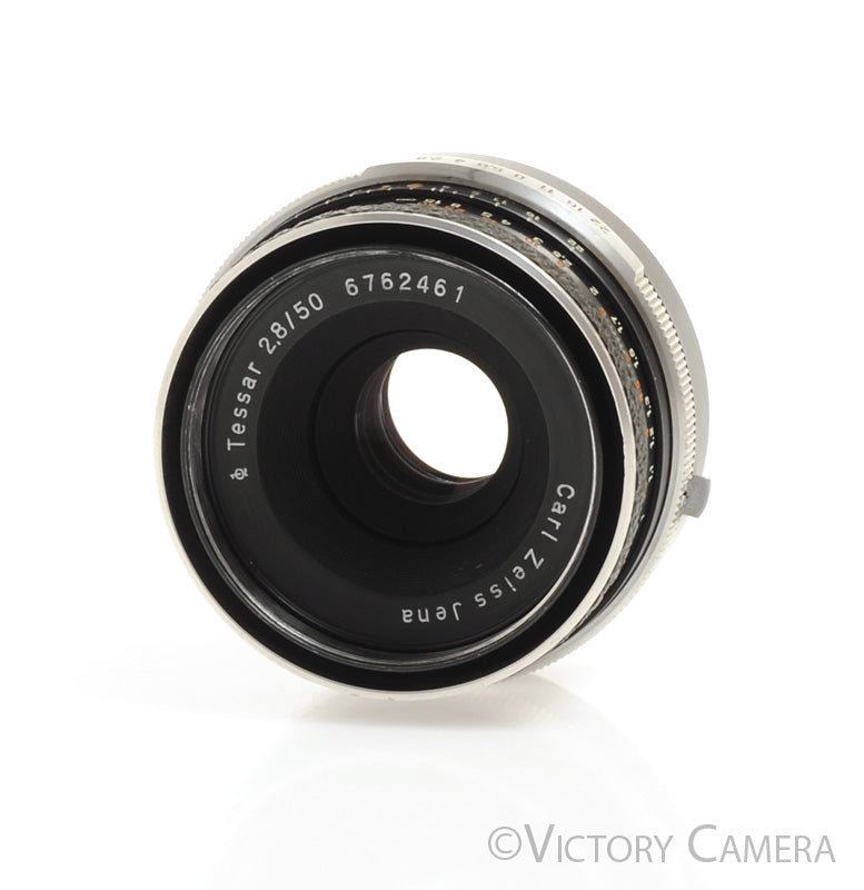 Carl Zeiss Jena Tessar 50mm f2.8 m42 Bubble Bokeh Lens [EXC]
