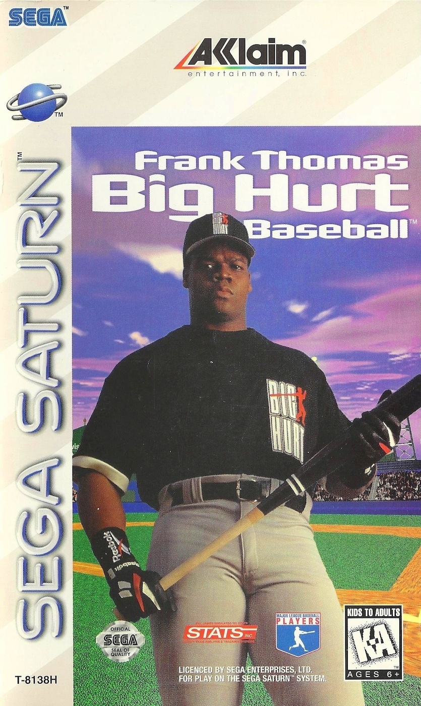 Frank Thomas Big Hurt Baseball for Sega Saturn - The Video Games
