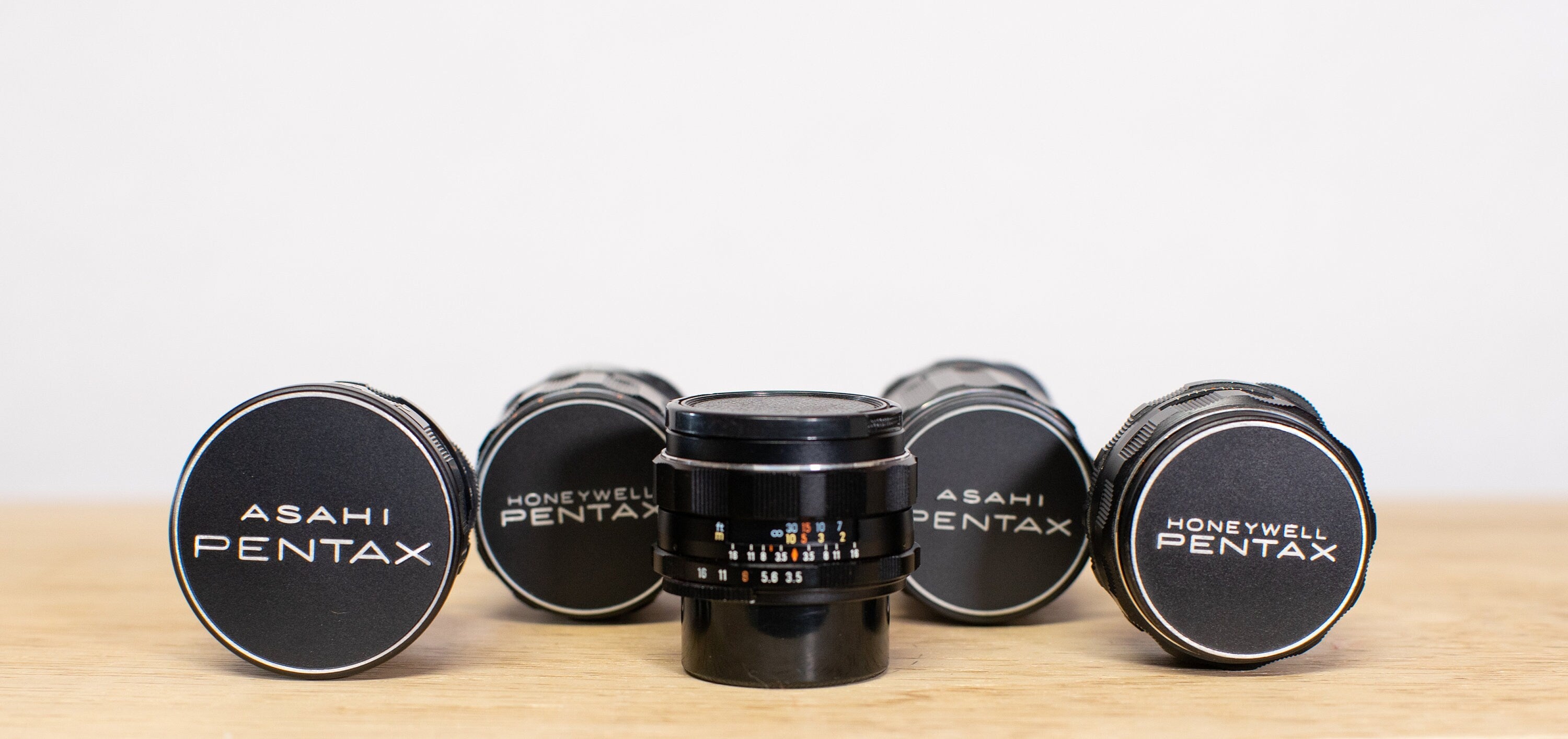 Super Takumar M42 Lens Set - 28mm, 35mm, 50mm, 105mm, and 135mm